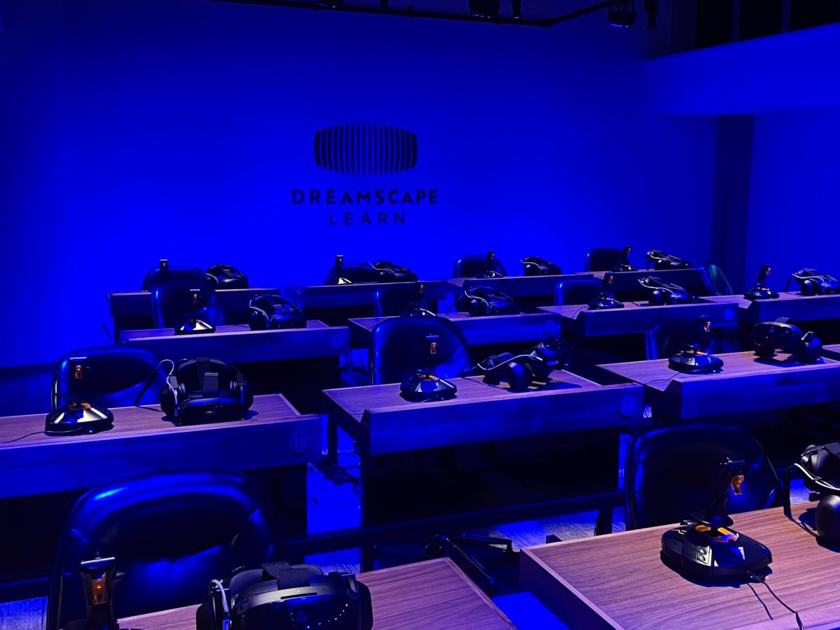 The Dreamscape VR classroom in the Campbell Library. Friday, April 25, 2025. Glassboro, NJ. - Staff Writer / Alexander Cruz