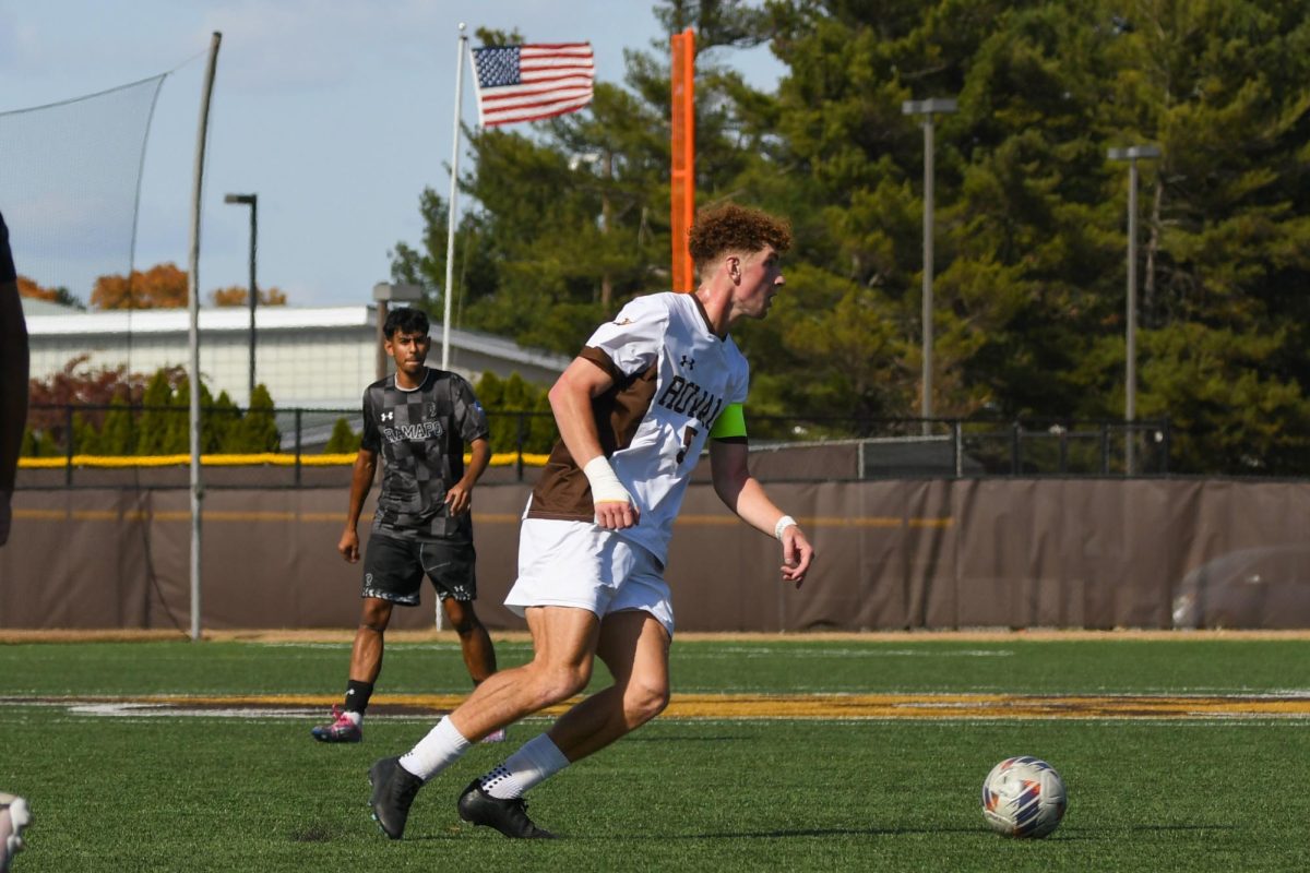Rowan men's soccer captain Ryan Clearly during his team's match with Ramapo. Glassboro, NJ Wednesday, October 16, 2024.