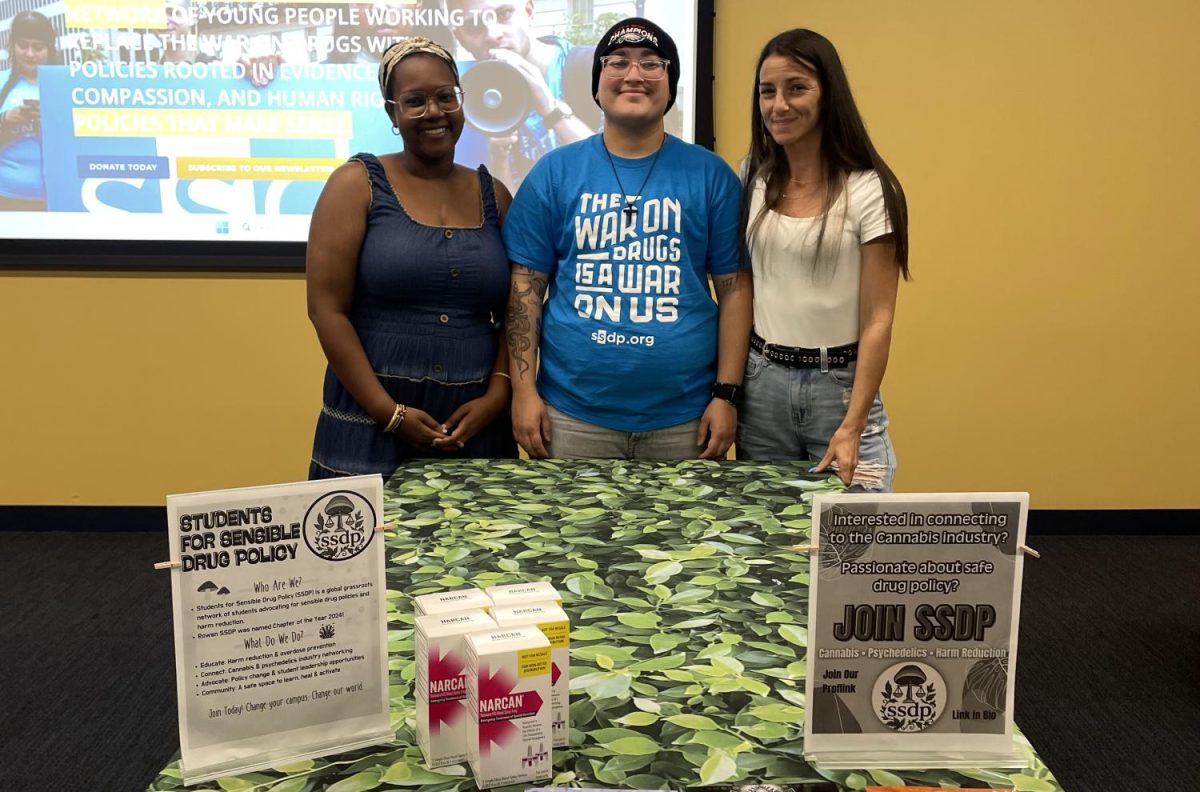 (Left to right) Club members Rita Hamadi, Paul Gambone, and Alecia Lamplugh. - (Contributor / Sophia Pasparage)