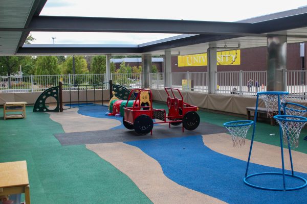 The playground of the recently closed Early Childhood Demonstration Center. Glassboro, NJ. Tuesday, September 9, 2025. - Photography Editor / Christopher Otto