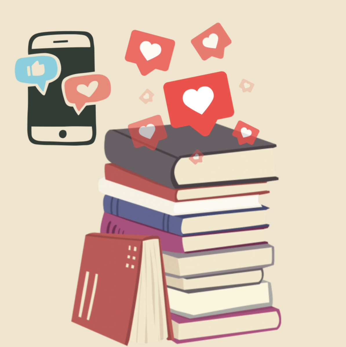 "Social media is ever changing and so is the book world." (Social Media Editor/Caitlin Schad)
