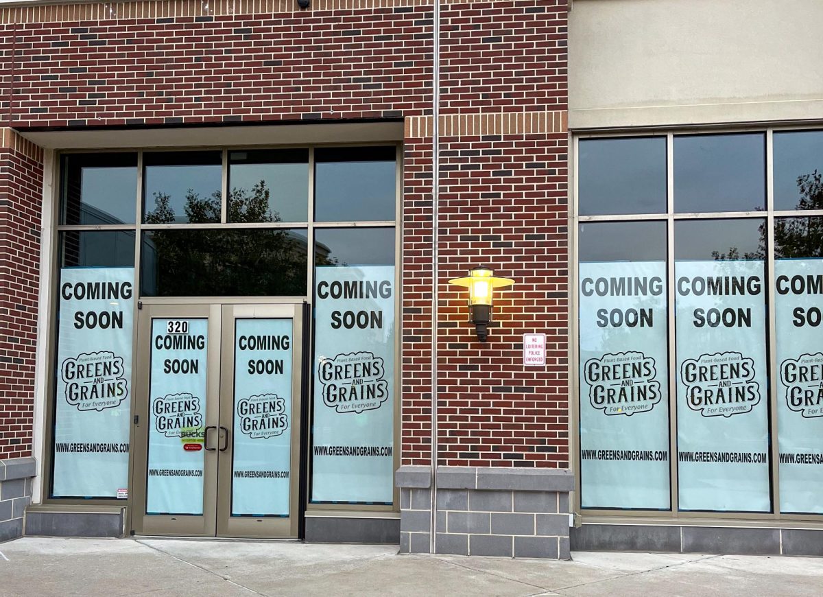 Greens and Grains, located on Rowan Boulevard right next to Ry's Bagels. Tuesday, Oct. 14, 2025. Glassboro, NJ. (Julissa Sierra / Copy Editor)