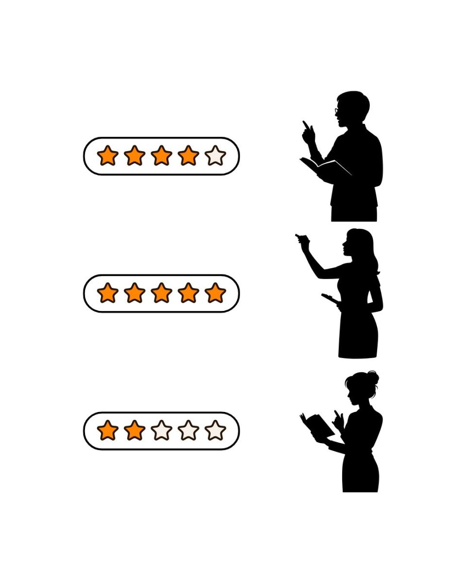 "It seems to me that students mainly look at it to find out the easiest way to pass a class." (Graphics Editor / Alexander Cruz)