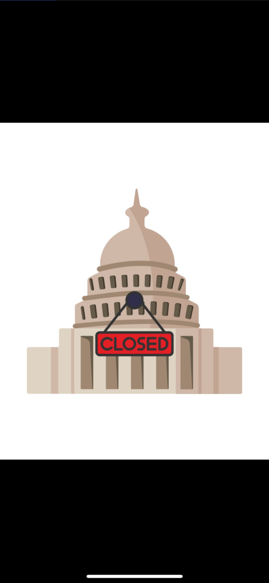 "The shutdown has led to a variety of opinions in both the political landscape and within the public, on college campuses to be more specific." (Graphics Editor / Alexander Cruz)
