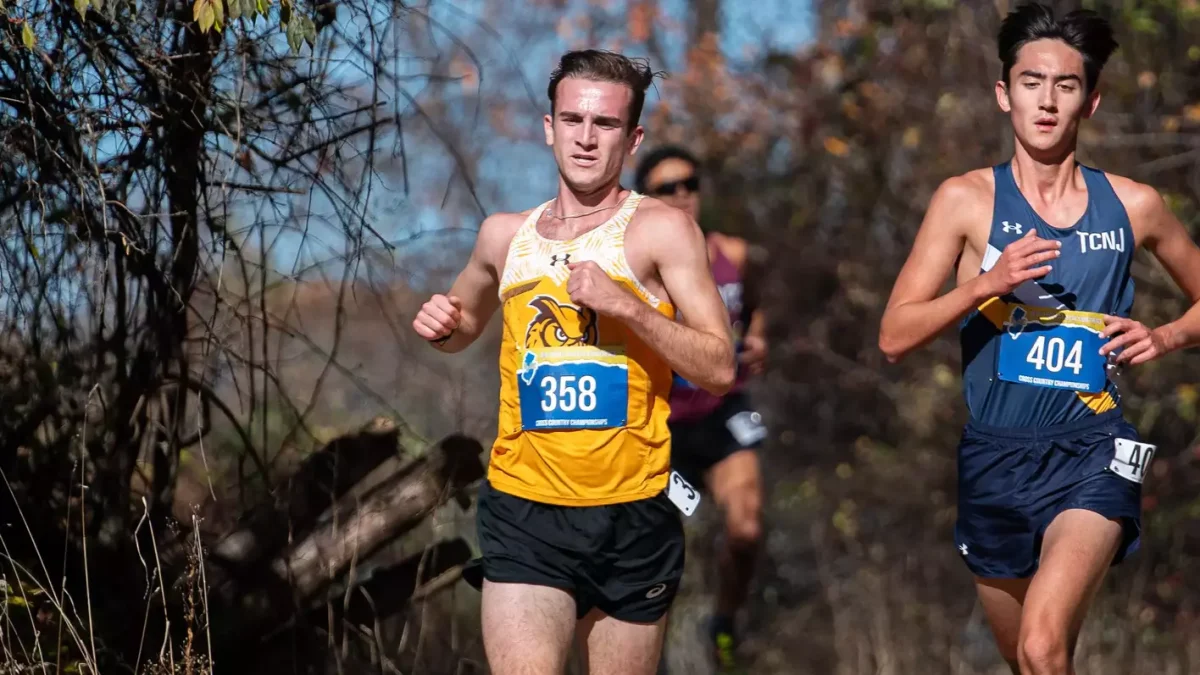 Colin Patterson competes in a race. Patterson will race in the Border Battle on Saturday. (Rowan Athletics)