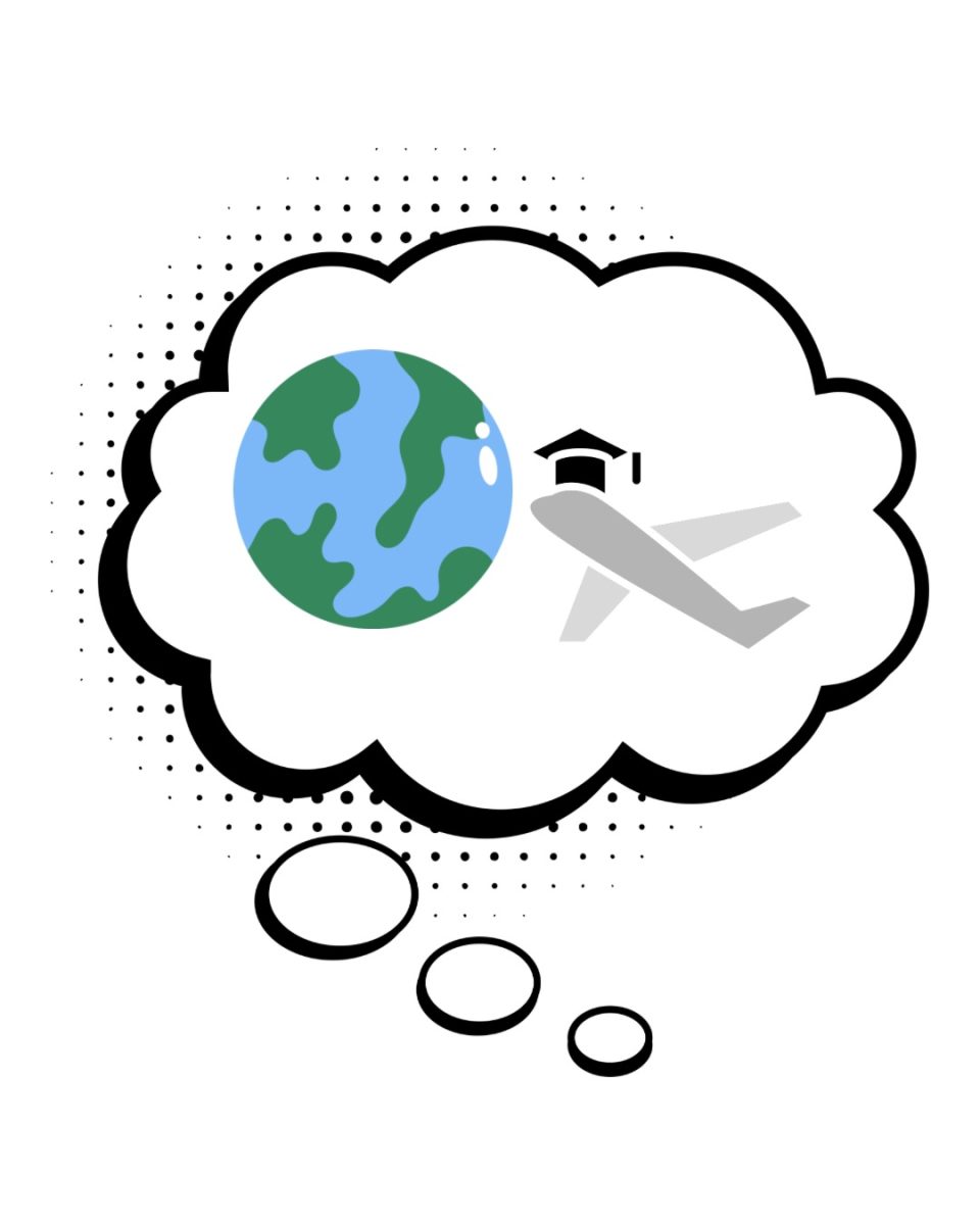 “I think that it's a really good experience because it expands your horizons, you can go and explore cultures, and overall see the world." (Graphics Editor / Alexander Cruz)