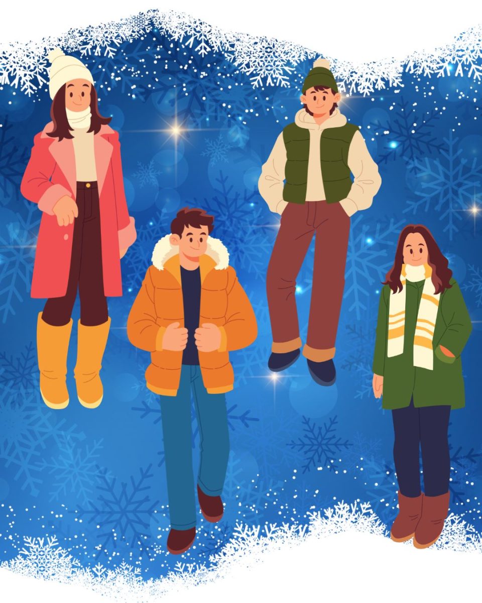 “I love winter outfits because they’re comfy and stylish at the same time." (Graphics Editor / Alex Cruz)