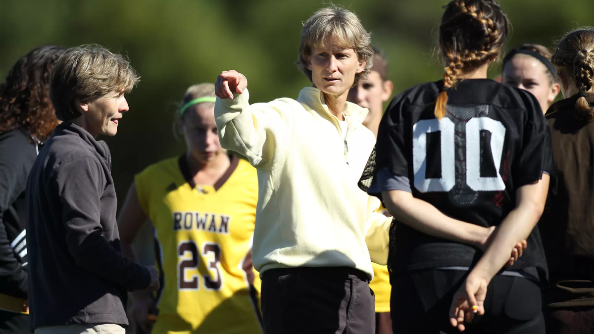 Penny Kempf spent 28 years as a coach and administrator at Rowan, and is Rowan's all-time winningest field hockey coach. (Rowan Athletics)