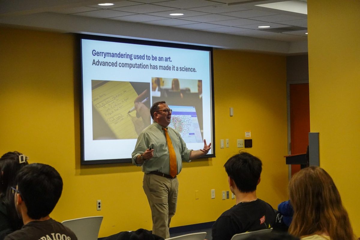 Dr. Benjamin Dworkin speaks during the latest RIPPAC event. Wednesday, March 4, 2026. Glassboro, N.J. (Staff Writer / Michael Bautista)