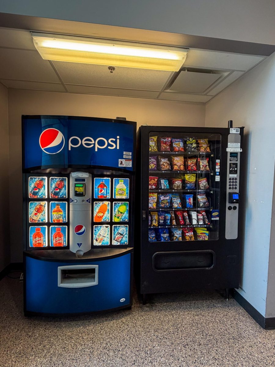 The vending machines located in James Hall. Wednesday, April 8, 2026. Glassboro, N.J. (Staff Writer / Ellianna Onorato)