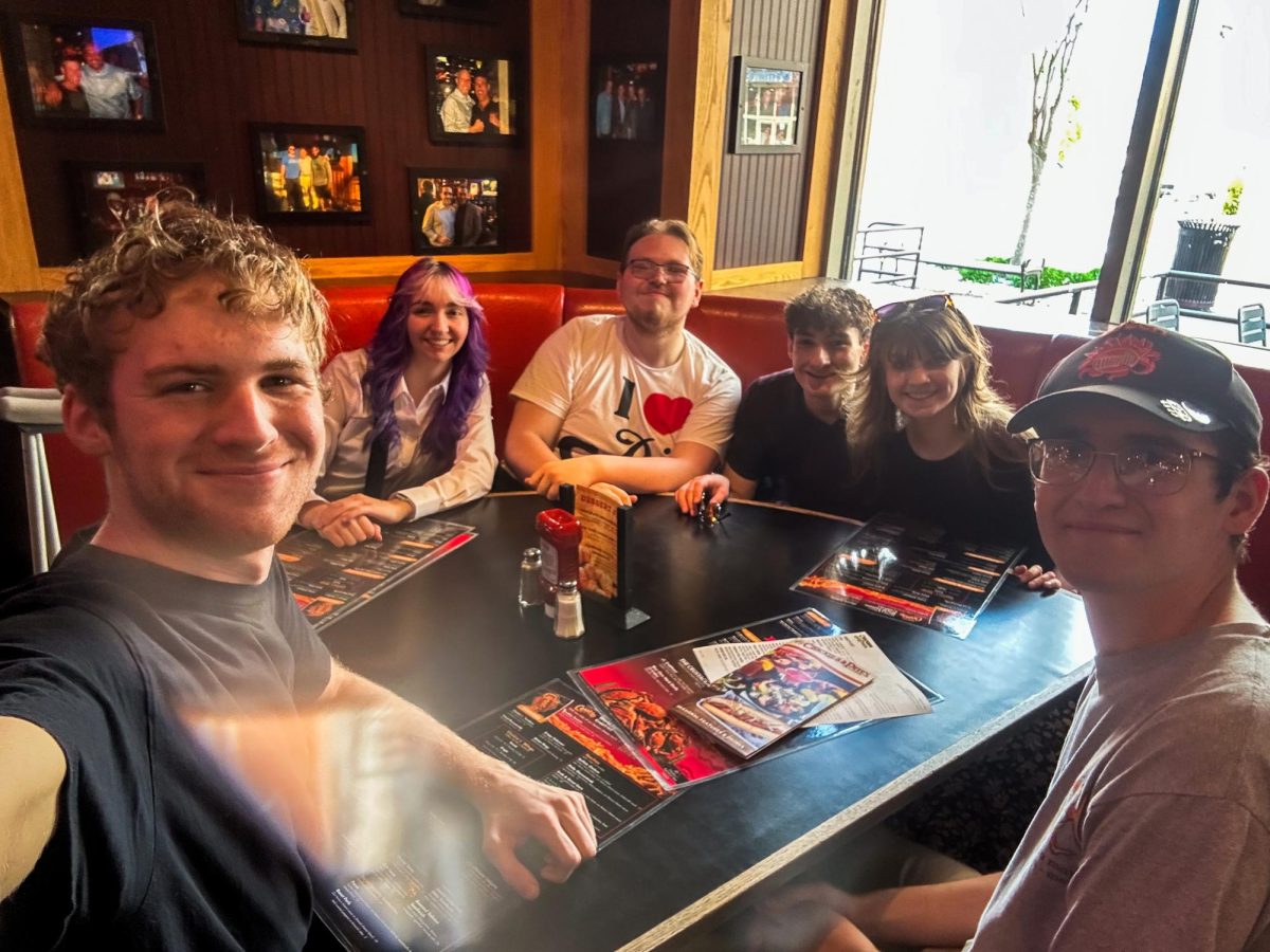 The aftermath of the "Meet Chris" event. Friday, April 17, 2026. Glassboro, N.J. (News & Photography Editor / Christopher Otto)