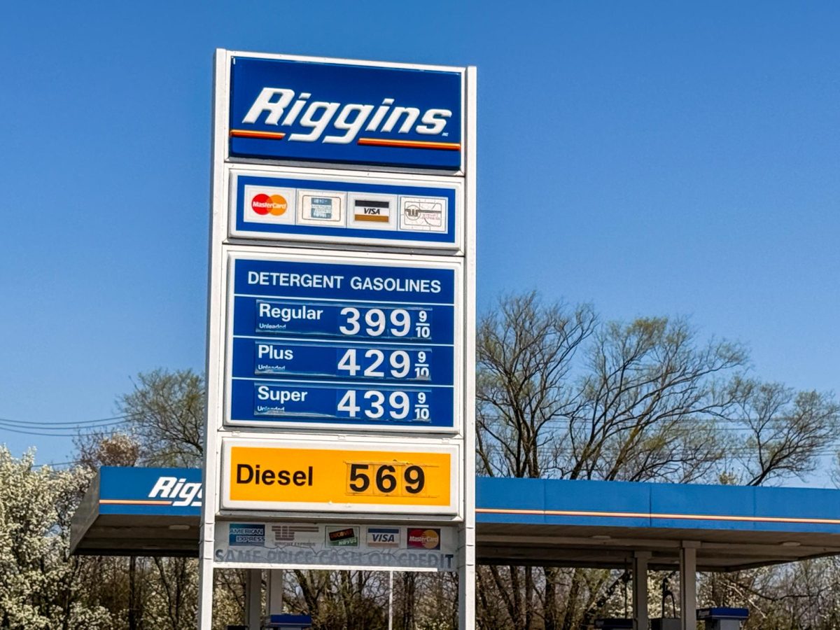 The prices at Riggins Gas Station. Saturday, April 4, 2026. Turnersville, N.J. (Staff Writer / Michael Bautista)