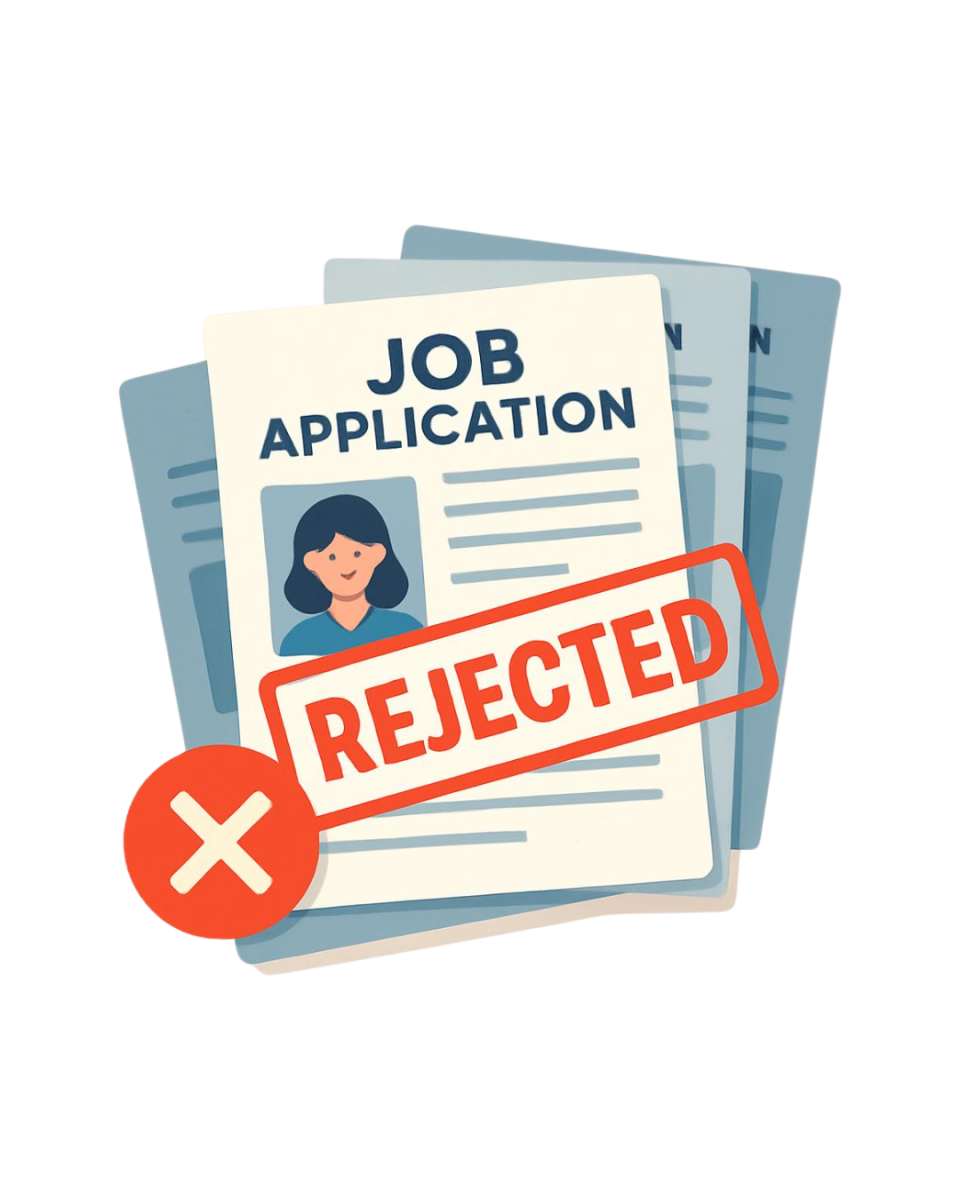 "Workplace rejection isn’t just a professional hurdle, though; it’s also an emotional one. It has a way of making you question everything." (Graphics Editor / Alexander Cruz)