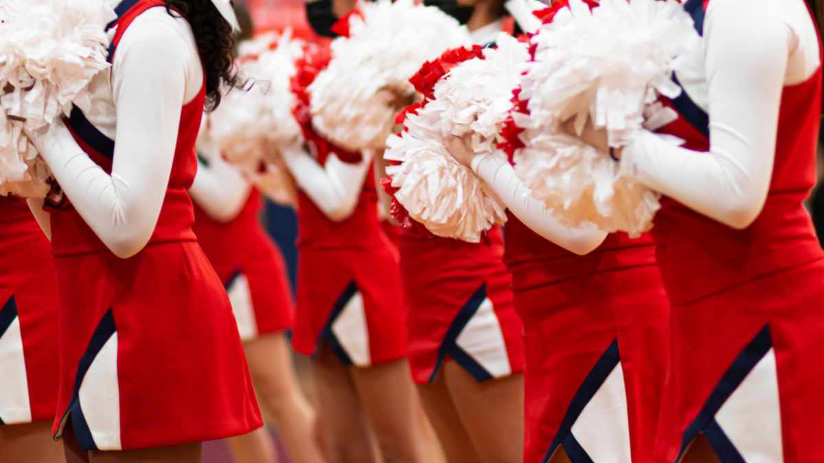 "College cheerleaders deserve significantly more credit for the dedication they put into their practices and performances. The competitive elements and intense demands put on cheerleaders also highlight how cheerleading should be recognized as a legitimate sport." (Sports Editor / Sarah Shockey)