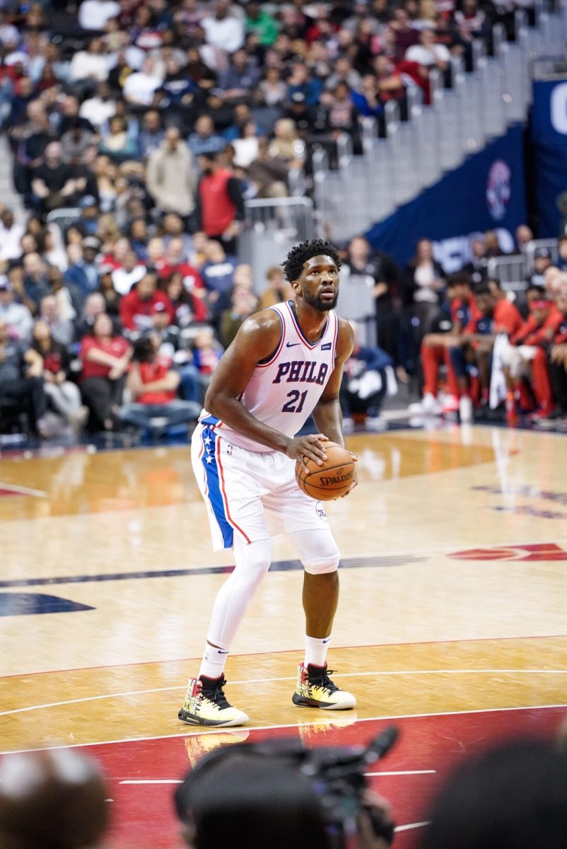 Joel Embiid shooting a free throw. (All Pro Reels via Creative Commons)