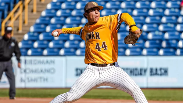 Austin Kreyenhagen on the mound. Eastlake, Ohio. Saturday, May 30, 2026. (Kaeden Murphy)